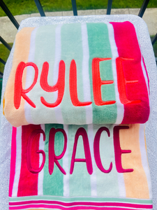 Beach Towel w/ Name