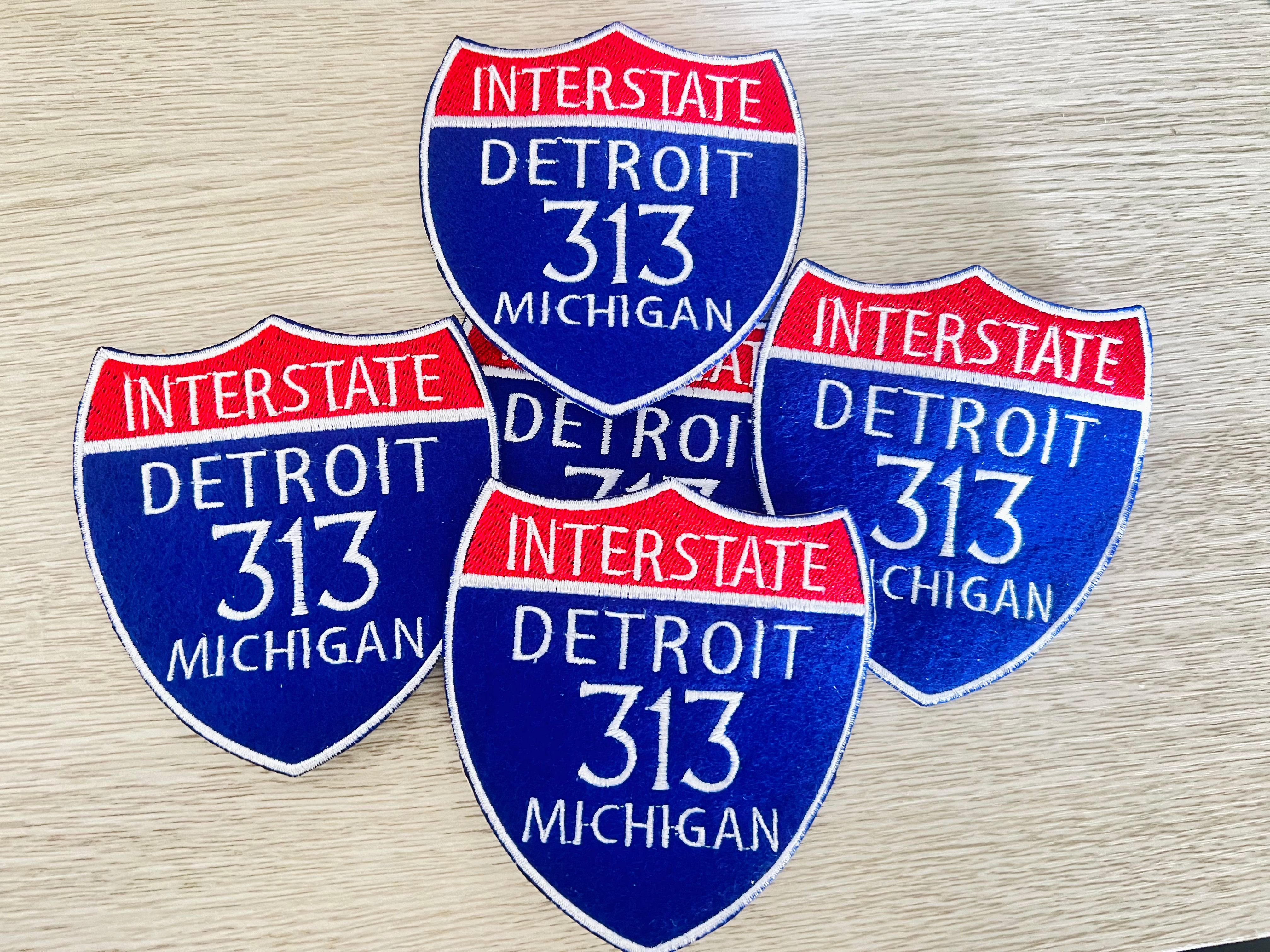 Detroit 313 Interstate Patch