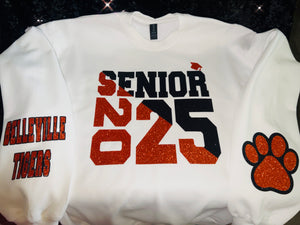 Class of 2025 Glitter Sweatshirt