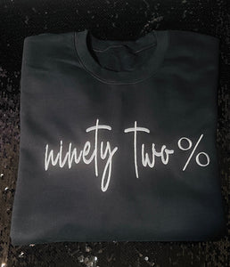 Ninety Two Percent Embroidered Sweatshirt