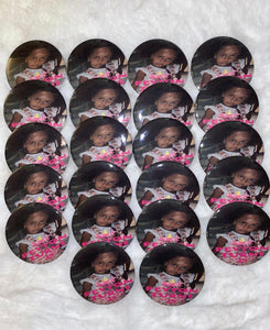 Custom Birthday Buttons